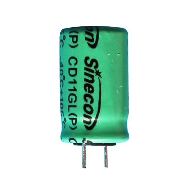 CD11GL à haute fréquence à basse température moyenne à basse température moyenne et à haute tension Condensateur électrolytique en aluminium radial