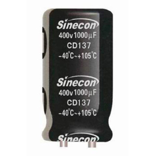 CD137 High Ripple, Longue Life Vis Terminal Condensateurs électrolytiques en aluminium